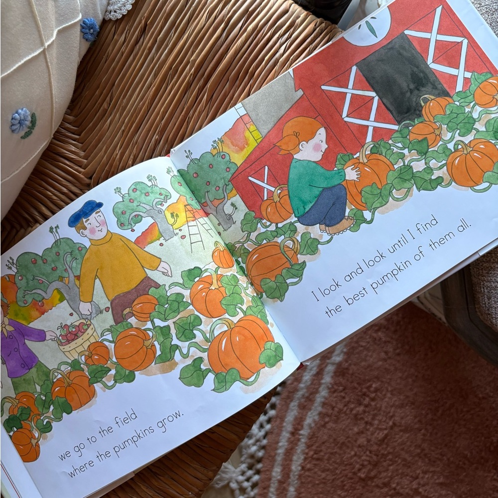 🍂 🍎 Kids‘ Book, Fall Themed:
“Apples and Pumpkins“, in Excellent Condition